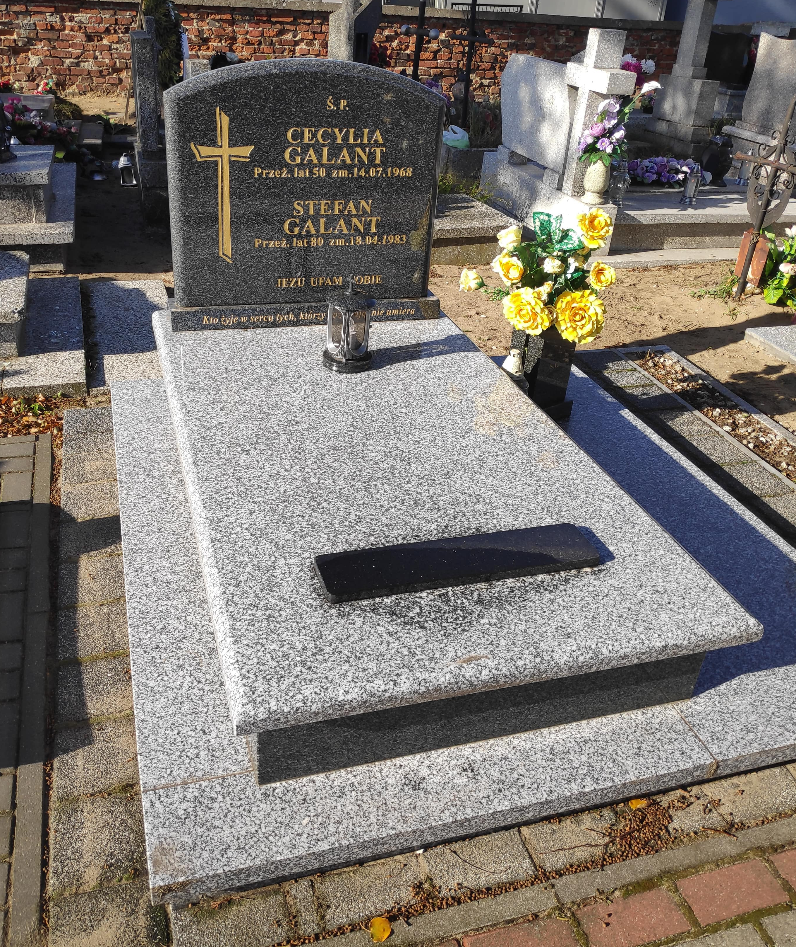 Stefan Galant 1903 Chocz - Grobonet - Wyszukiwarka osób pochowanych