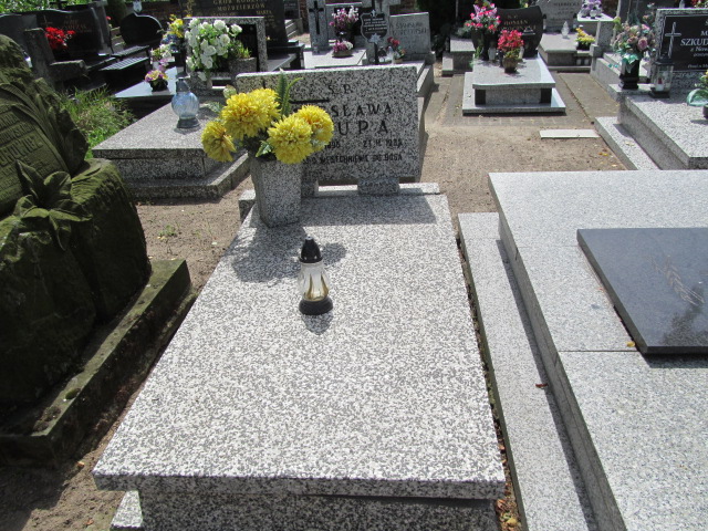 Grób Czesława Krupa