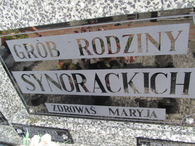 Genowefa Synoradzka 1919 Chocz - Grobonet - Wyszukiwarka osób pochowanych