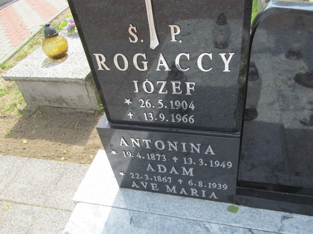 Adam Rogacki 1867 Chocz - Grobonet - Wyszukiwarka osób pochowanych