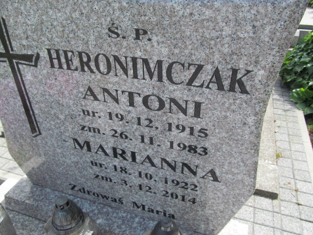 Antoni Heronimczak 1915 Chocz - Grobonet - Wyszukiwarka osób pochowanych