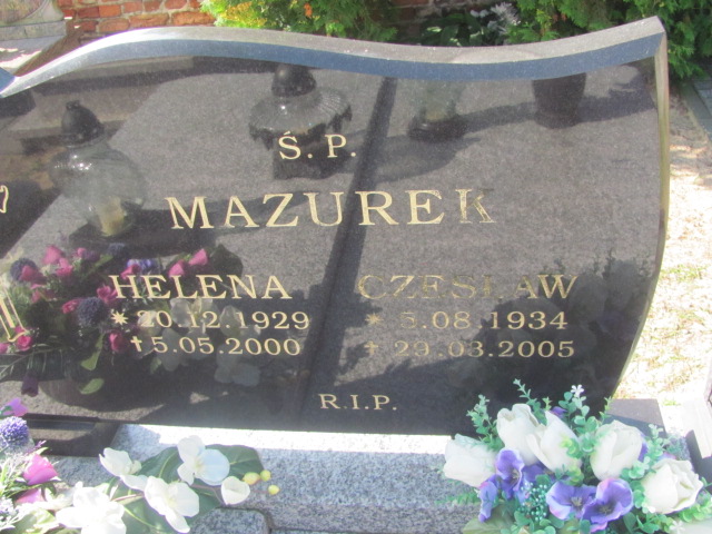 Helena Mazurek  1929 Chocz - Grobonet - Wyszukiwarka osób pochowanych