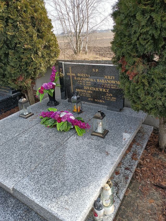 Bożena Baranowska 1946 Chocz - Grobonet - Wyszukiwarka osób pochowanych