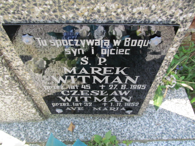 Marek Witman 1950 Chocz - Grobonet - Wyszukiwarka osób pochowanych
