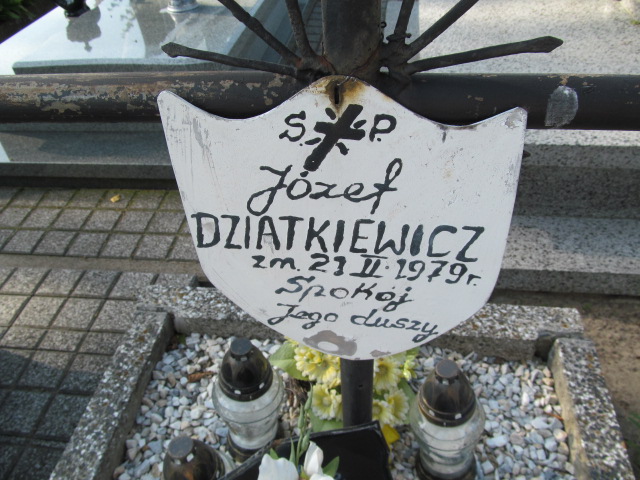 Józef Dziatkiewicz 1912 Chocz - Grobonet - Wyszukiwarka osób pochowanych