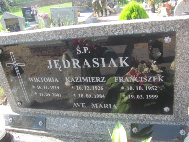 Kazimierz Jędrasiak 1926 Chocz - Grobonet - Wyszukiwarka osób pochowanych