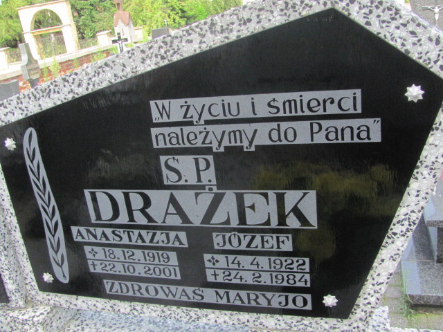 Anastazja Drążek  1919 Chocz - Grobonet - Wyszukiwarka osób pochowanych