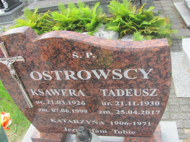 Tadeusz Ostrowski 1930 Chocz - Grobonet - Wyszukiwarka osób pochowanych