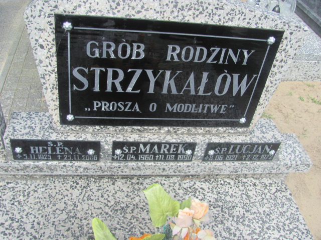 Helena Strzykała  1925 Chocz - Grobonet - Wyszukiwarka osób pochowanych