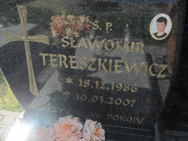 Sławomir Tereszkiewicz 1986 Chocz - Grobonet - Wyszukiwarka osób pochowanych