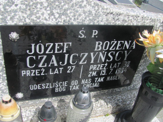 Bożena Czajczyńska 1945 Chocz - Grobonet - Wyszukiwarka osób pochowanych