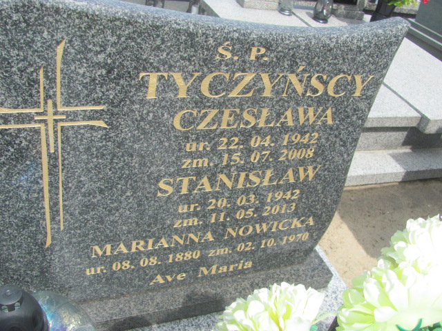 Stanisław Tyczyński 1942 Chocz - Grobonet - Wyszukiwarka osób pochowanych