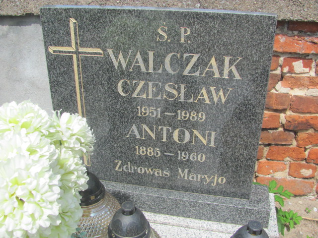 Czesław Walczak 1951 Chocz - Grobonet - Wyszukiwarka osób pochowanych